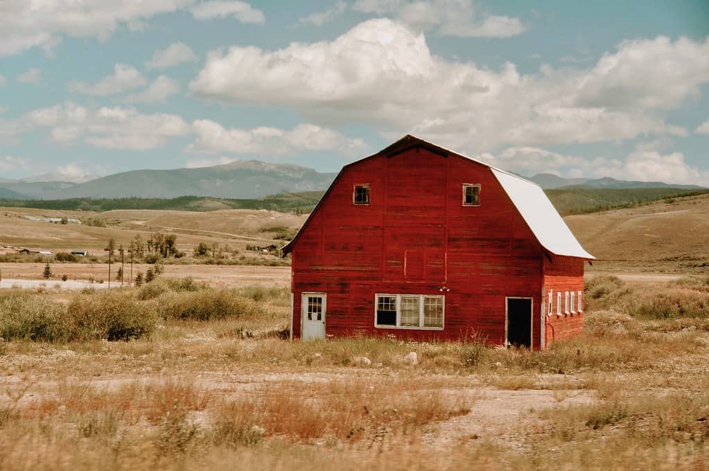 Why were barns always painted Red